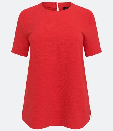Blusa con Aberturas y Detalles de Pespuntes 6