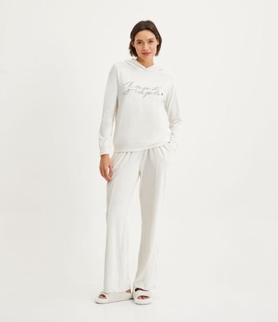 Pijama Largo en Plush con Capucha 1