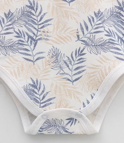 Conjunto Infantil Estampado Follaje con Pequeño Bolsillo - Talle 3 a 24 meses 5