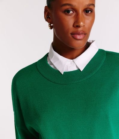 Suéter en Punto con Cuello Redondo 2