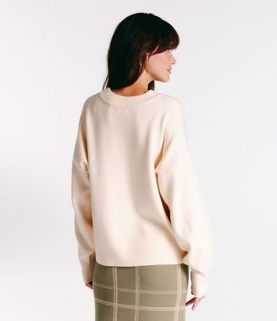 Suéter en Punto con Cuello Redondo 3