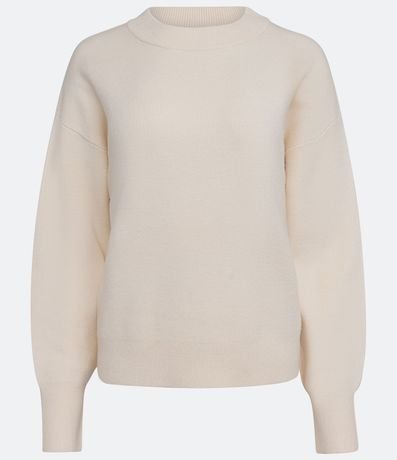 Suéter en Punto con Cuello Redondo 4