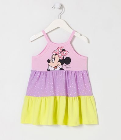 Vestido Marias Infantil Estampado Minnie - Talle 1 a 6 años 1