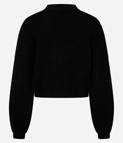 Buzo Suéter de Punto Texturizado con Puño Ajustado 5