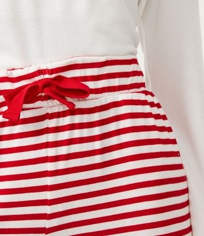 Pijama Largo de Punto con Estampado de Perro 5