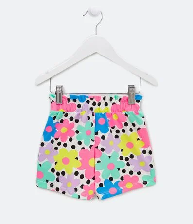 Short Infantil Estampado Floral - Talle 1 a 5 años 2