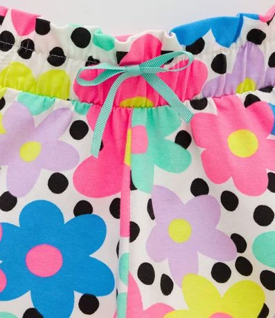 Short Infantil Estampado Floral - Talle 1 a 5 años 3
