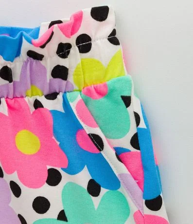 Short Infantil Estampado Floral - Talle 1 a 5 años 4