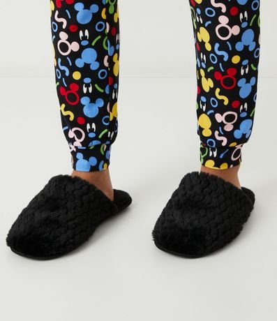 Pantufla Cerrada con Pelinhos en Escamas 4