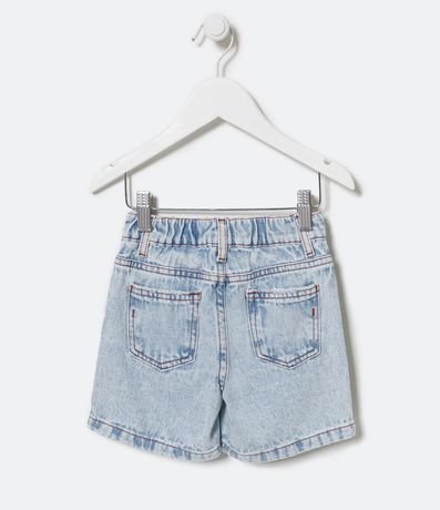 Bermuda Infantil Jeans con Desgastes y Cintura Elástica - Talle 1 a 5 años 2