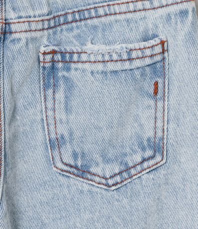 Bermuda Infantil Jeans con Desgastes y Cintura Elástica - Talle 1 a 5 años 3