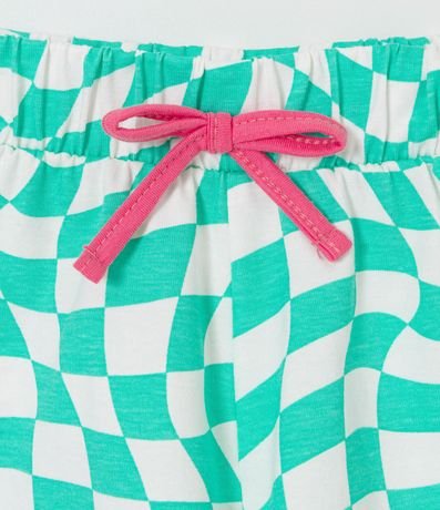 Short Runner Estampado Cuadriculado - Talle 5 a 14 años 3