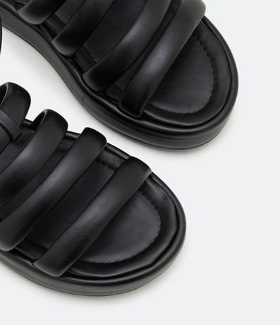 Sandália Plana Sport Sandal con Tiras Puffas 2