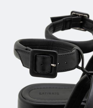 Sandália Plana Sport Sandal con Tiras Puffas 3