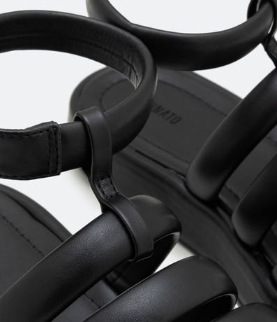 Sandália Plana Sport Sandal con Tiras Puffas 4