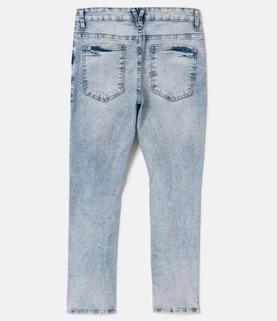 Pantalón Jeans Skinny con Efecto Jaspeado 6