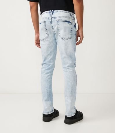 Pantalón Jeans Skinny con Efecto Jaspeado 3
