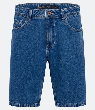 Bermuda Jeans Loose con Cintura Fija 5