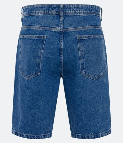 Bermuda Jeans Loose con Cintura Fija 6