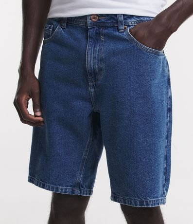 Bermuda Jeans Loose con Cintura Fija 2