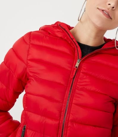 Campera Puffer Leve en Poliamida con Bolsa para Guardarla 4