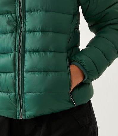 Campera Puffer Leve en Poliamida con Bolsa para Guardarla 6