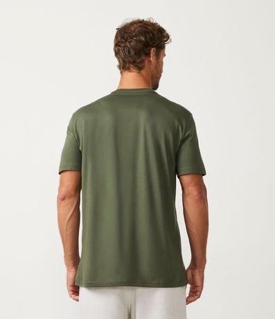 Remera Comfort en Algodón Pima con Manga Corta 3