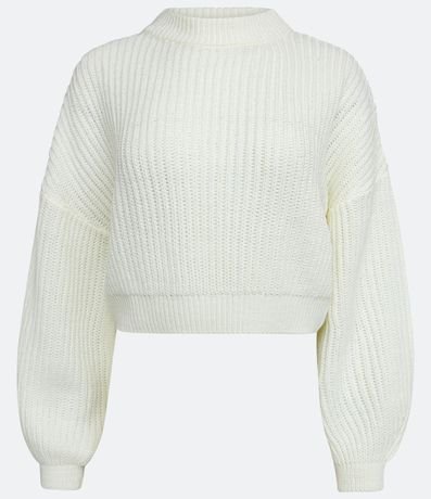 Buzo Suéter de Punto Texturizado con Puño Ajustado 6