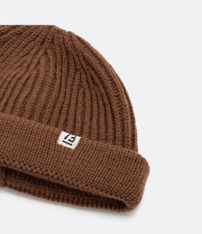 Gorro Leñador en Lana Acrílica con Dobra y Sin Costura 2