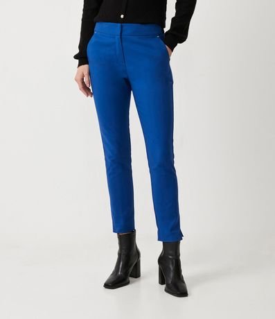 Pantalón Sastrería con Bolsillos Detanteros Sin Estampa 2