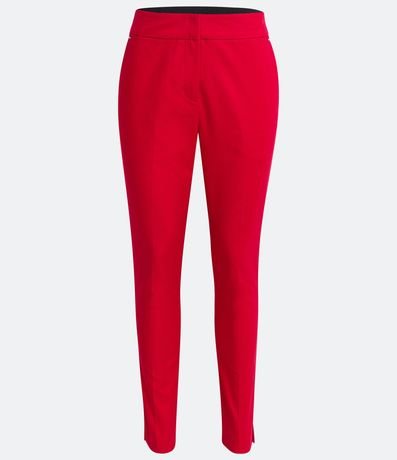 Pantalón Sastrería con Bolsillos Detanteros Sin Estampa 5