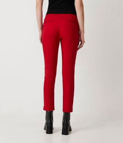 Pantalón Sastrería con Bolsillos Detanteros Sin Estampa 3