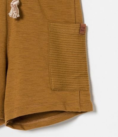 Bermuda Infantil con Bolsillo Texturizado - Talle 1 a 5 años 4