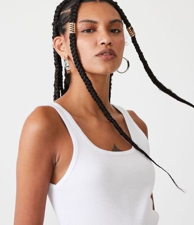 Blusa Musculosa en Algodón con Escote U 4