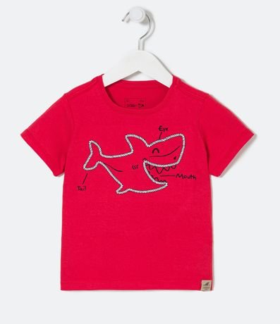 Remera Infantil con Estampado de Tiburón - Talle 1 a 5 años 1
