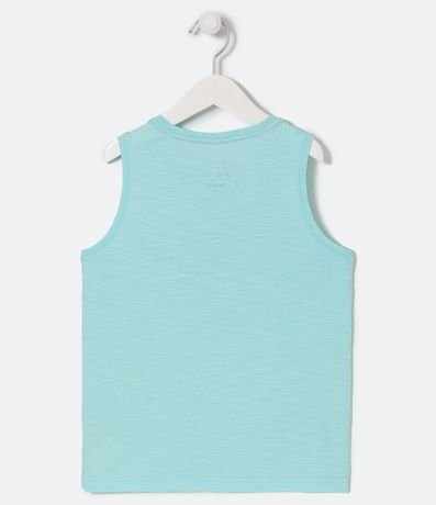 Musculosa Infantil con Pequeño Bolsillo Frontal y Etiqueta Aplicada - Talle 5 a 14 años 2