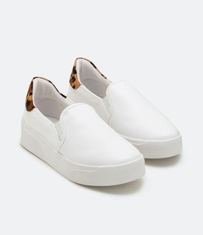 Championes Slip On con Detalle Animal Print Jaguar 4