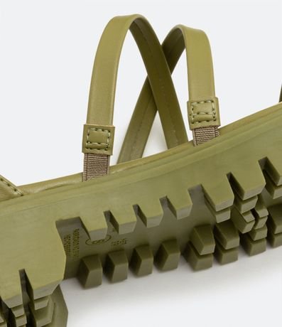 Sandalia Plana de Tiras con Suela Track 3