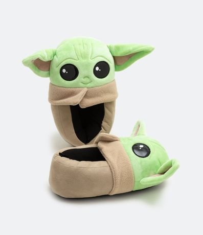 Pantufla Cierrada con Estampado 3D del Baby Yoda