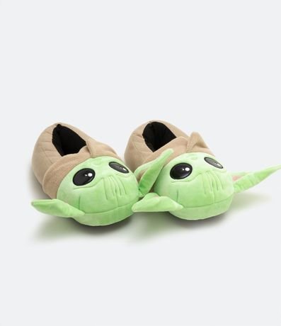 Pantufla Cierrada con Estampado 3D del Baby Yoda 3