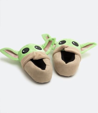 Pantufla Cierrada con Estampado 3D del Baby Yoda 4