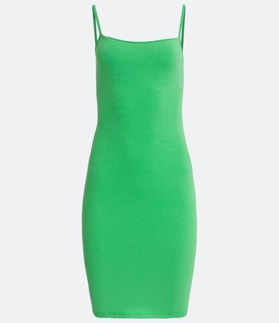 Vestido Corto en Algodón con Breteles Finos 5