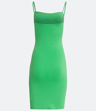 Vestido Corto en Algodón con Breteles Finos 6