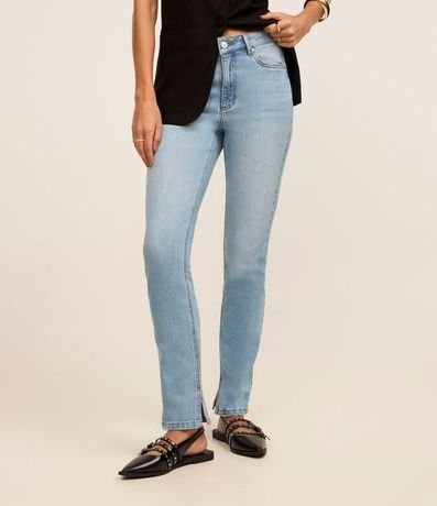 Pantalón Recto Jeans con Bolsillos 3