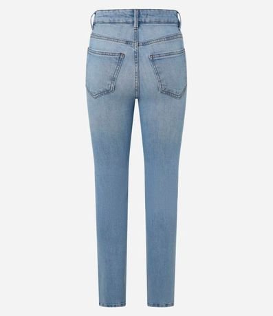 Pantalón Recto Jeans con Bolsillos 8