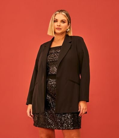 Blazer Alargado en Sastrería Curve & Plus Size 1