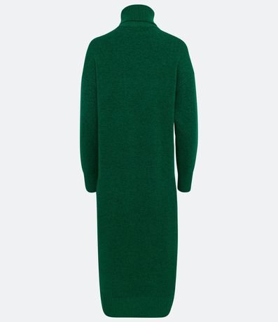 Vestido Largo en Punto con Cuello Alto 2