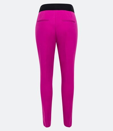 Pantalón Sastrería con Bolsillos Detanteros Sin Estampa 6