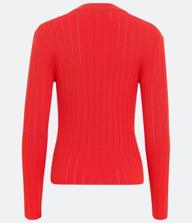 Blusa de Punto con Cuello Choker 6