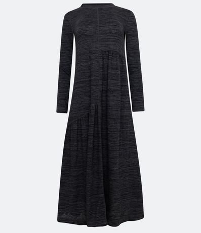 Vestido Largo con Recortes y Manga Corta 5